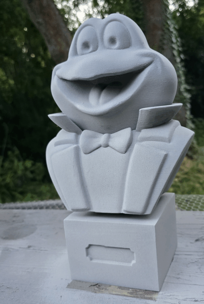 Mr Toad Büste in Granit-Optik