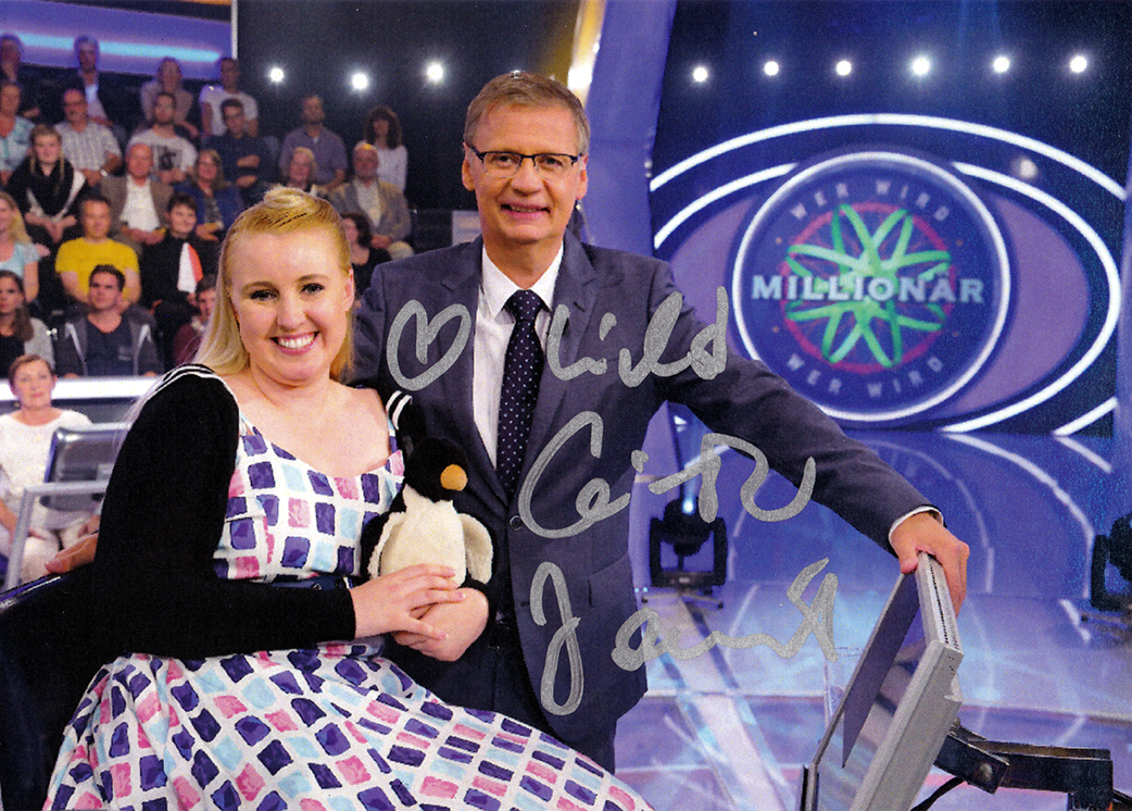 Charlotte Wolff, 3D-Designerin bei Wer wird Millionär mit Günther Jauch